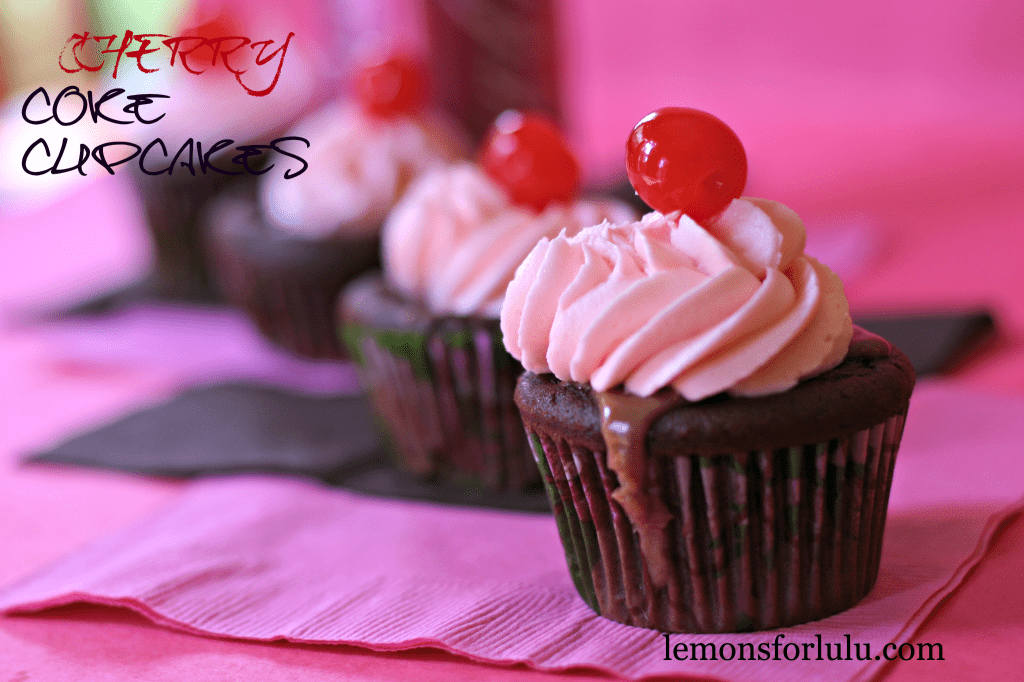 Cherry Coke Cupcakes