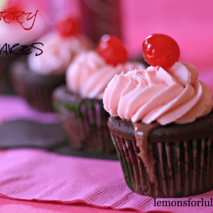 Cherry Coke Cupcakes