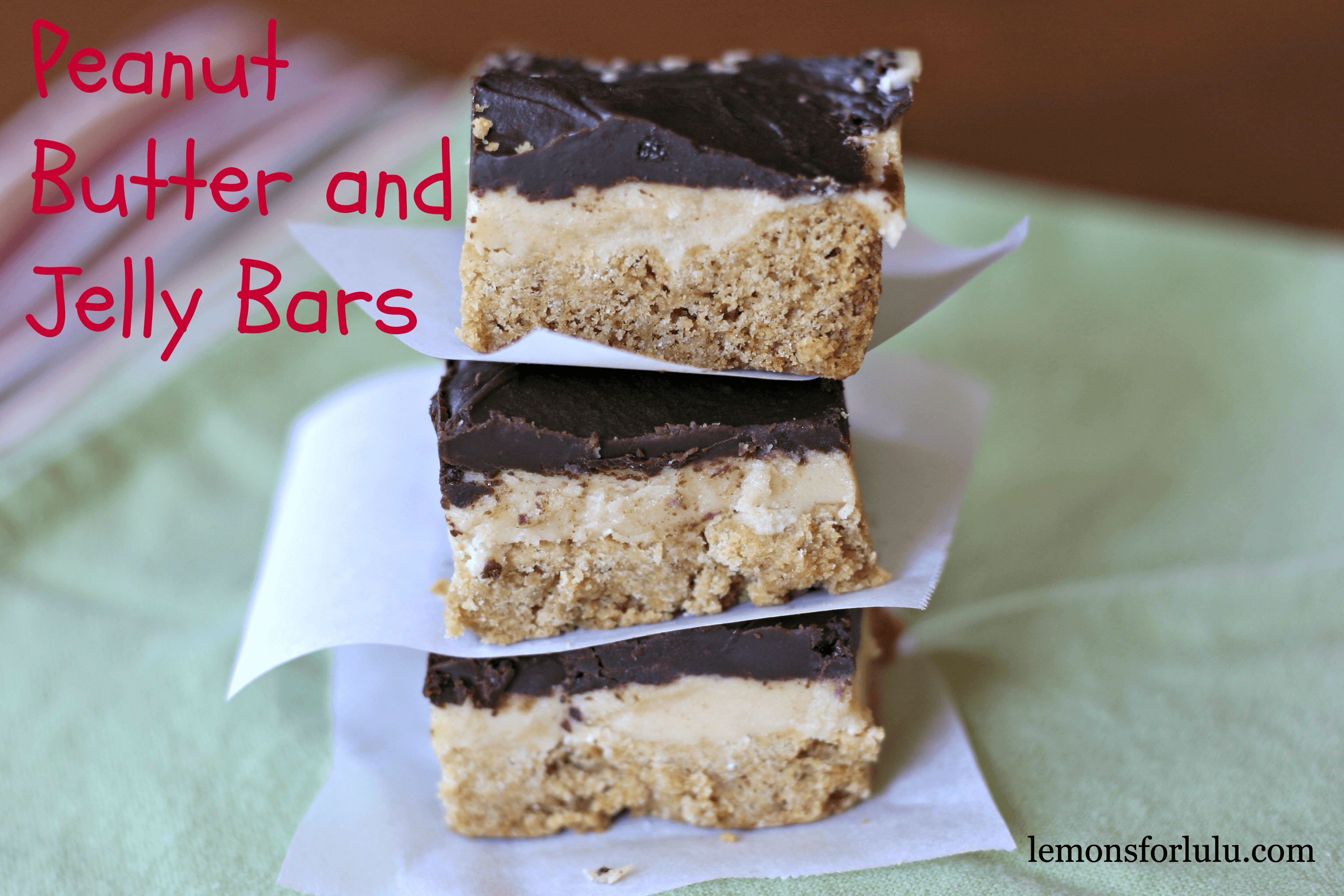Chocolate Raspberry Peanut Butter Bars