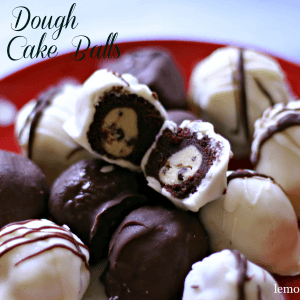 Cookie Dough Truffle Cake Balls