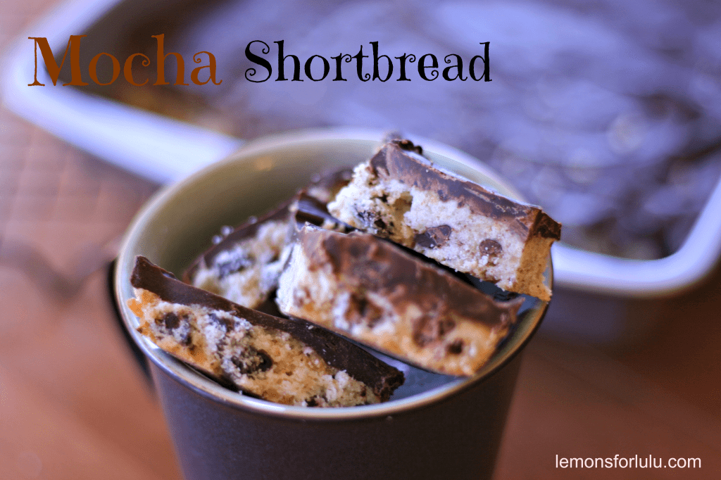 Mocha Shortbread