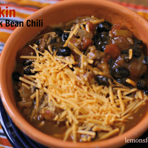 Pumpkin and Black Bean Chili