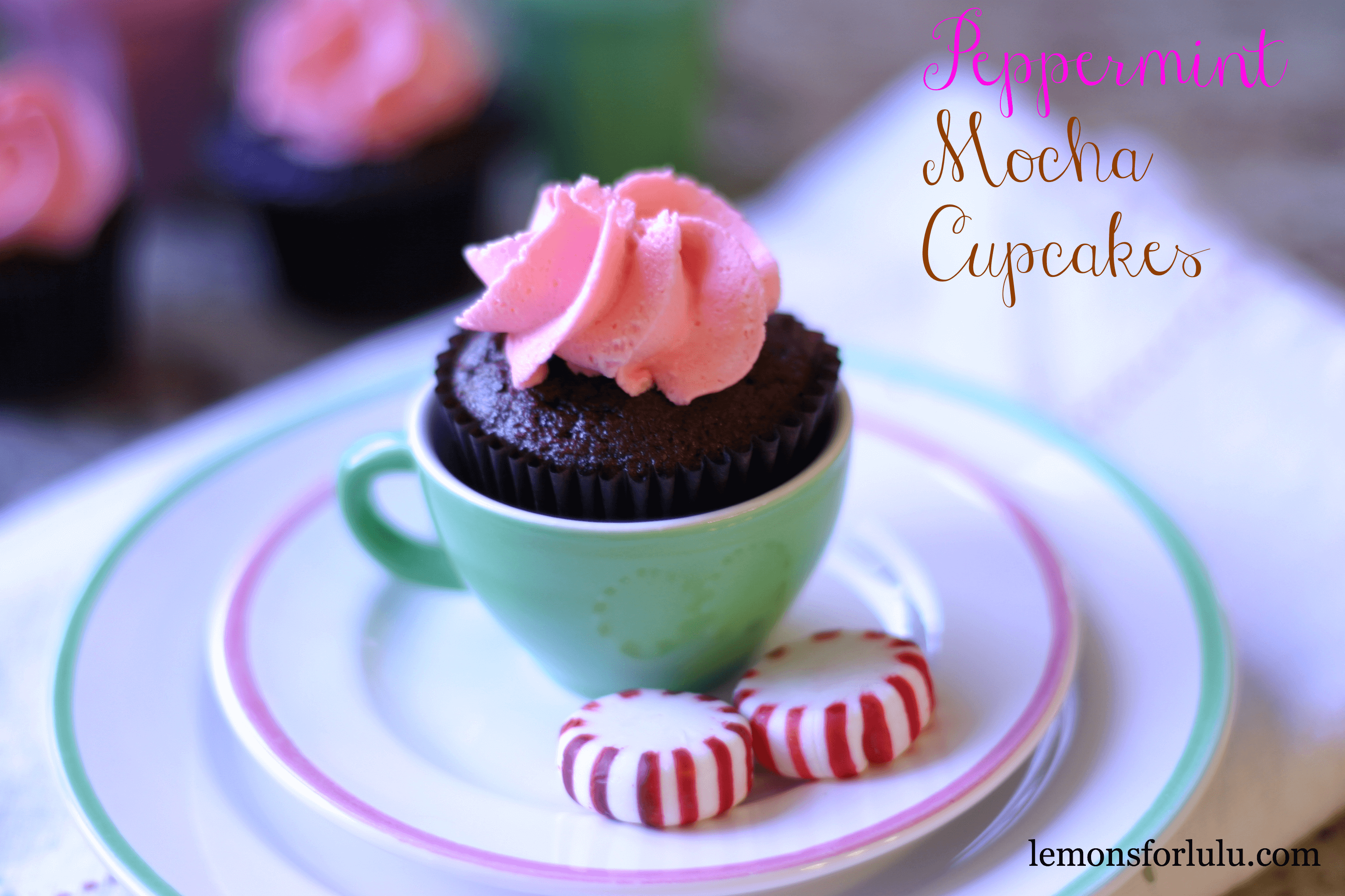 Peppermint Mocha Cupcakes
