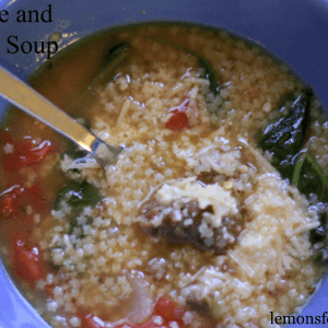 Sausage and Pastina Soup