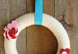 easy Valentines wreath