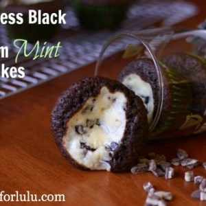 Guinness Black Bottom Mint Cupcakes