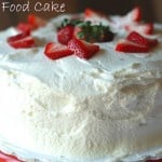 Strawberry Tiramisu Angel Food Cake