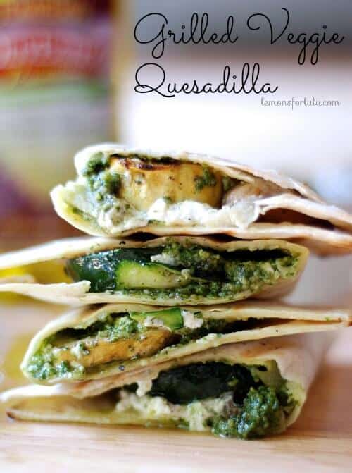 Grilled Veggie Quesadilla