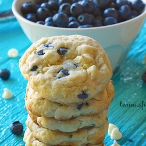 Lemon Blueberry Cheesecake Cookies