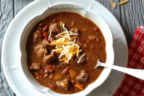 Hickory BBQ Beef Chili