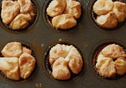 Mini monkey bread stuffed with bite sized Milky Way's! www.lemonsforlulu.com