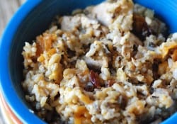 Turkey and wild rice casserole is perfect for your left over turkey! www.lemonsforlulu.com
