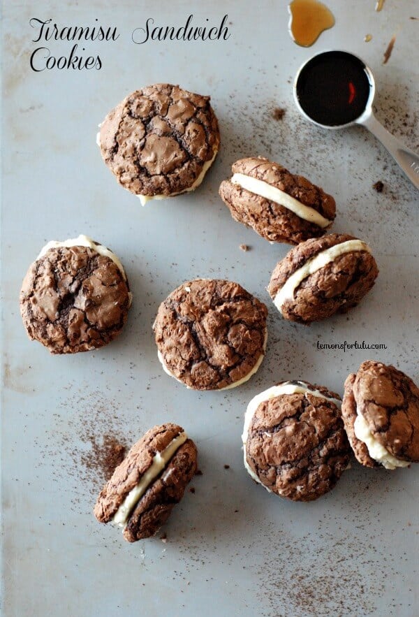 Tiramisu Sandwich Cookies 1