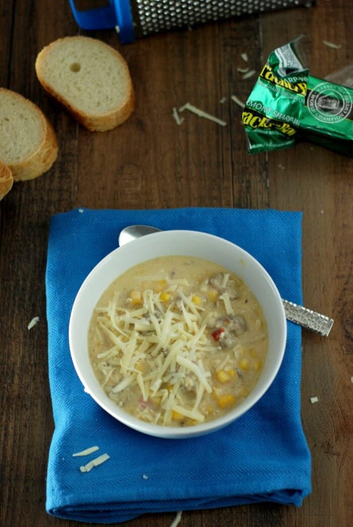 Skinny Sausage and Corn Chowder Pic 1