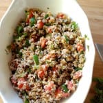 Tabbouleh bulgur salad www.lemonsforlulu.com