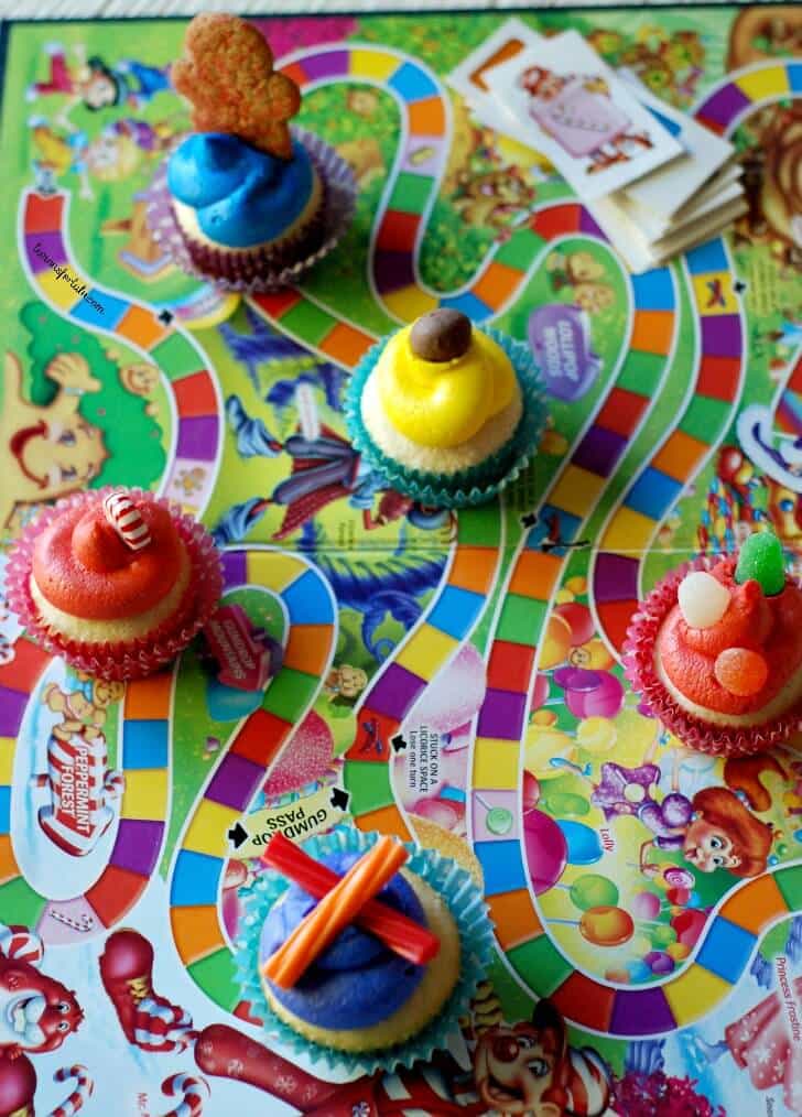 Candy Land Cupcakes