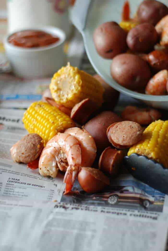 Spicy Shrimp Boil via Lemons for Lulu : Meal Plans Made Simple