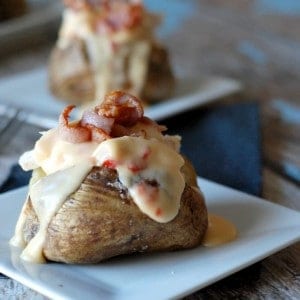 Hot Brown Baked Potato | lemonsforlulu.com