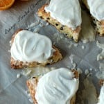 Chocolate and orange are perfect together in these Orange scented chocolate chip scones! www.lemonsforlulu.com