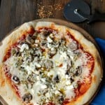 Pesto and Goat Cheese Pizza | lemonsforlulu.com