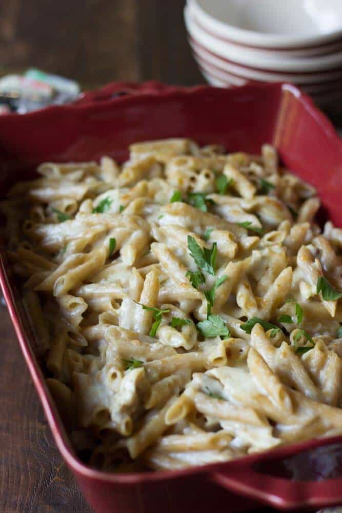 Roasted Garlic Pasta with Chicken