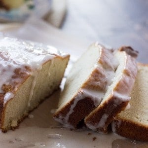 Eggnog pound cake is so easy and festive! Make two it will go fast! www.lemonsforlulu.com
