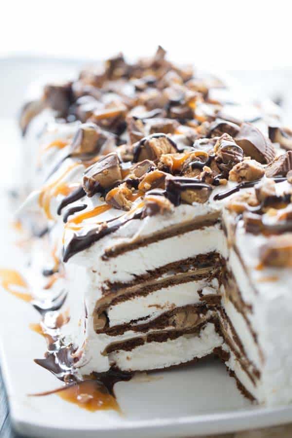 Image result for reese's ice cream cake