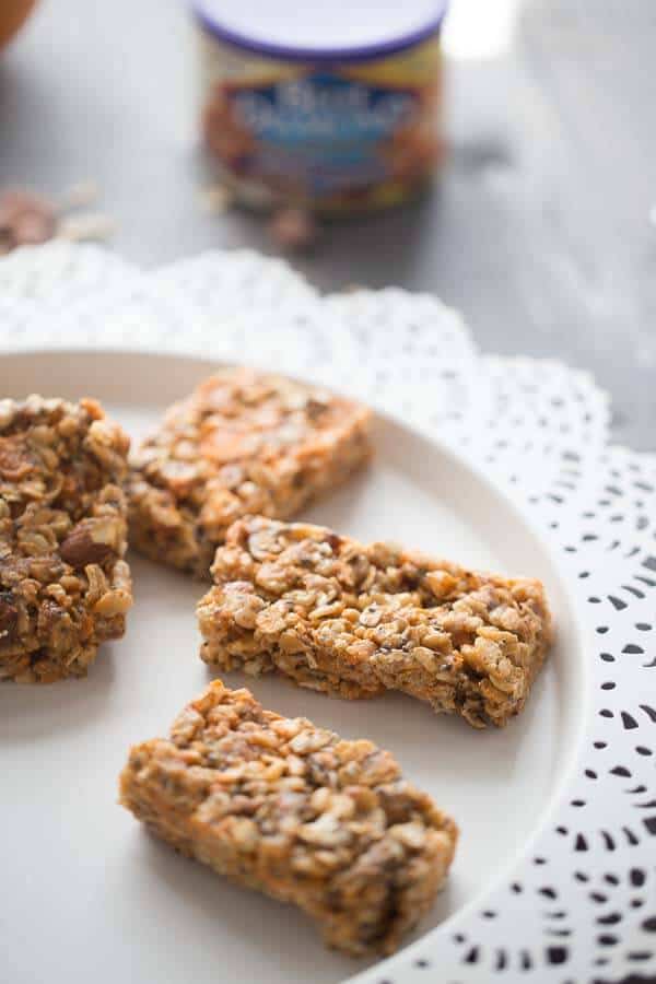 Peanut Butter & Salted Caramel Granola Bar Recipe