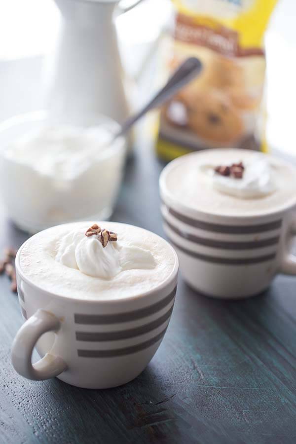You can make gourmet coffee right at home! This butter pecan latte is simple, quick and tastes amazing! lemonsforlulu.com