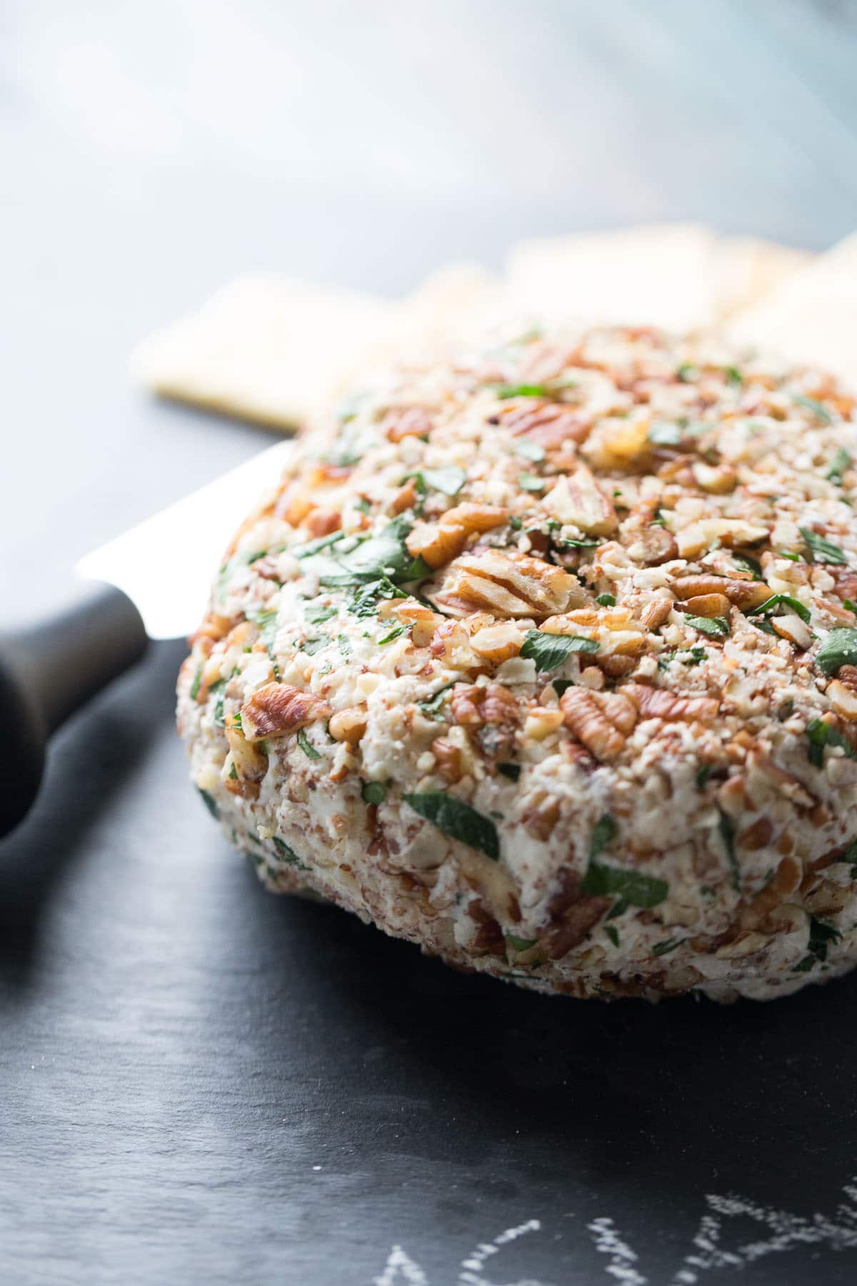 Roasted Garlic Asiago Cheese Ball