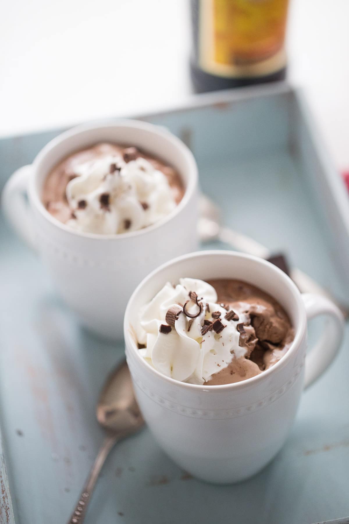 Mocha Hot Chocolate With Ice Cream Mocha Hot Chocolate With Ice Cream