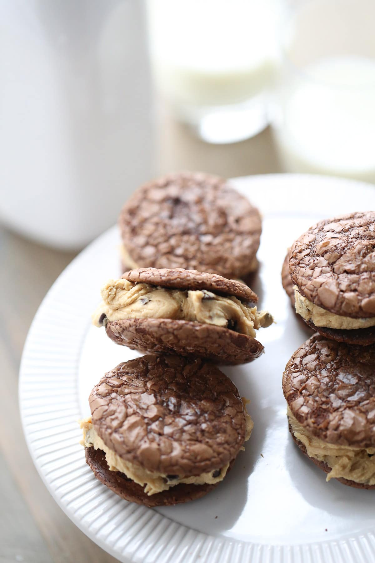 Chocolate Peanut Butter Sandwich Cookies