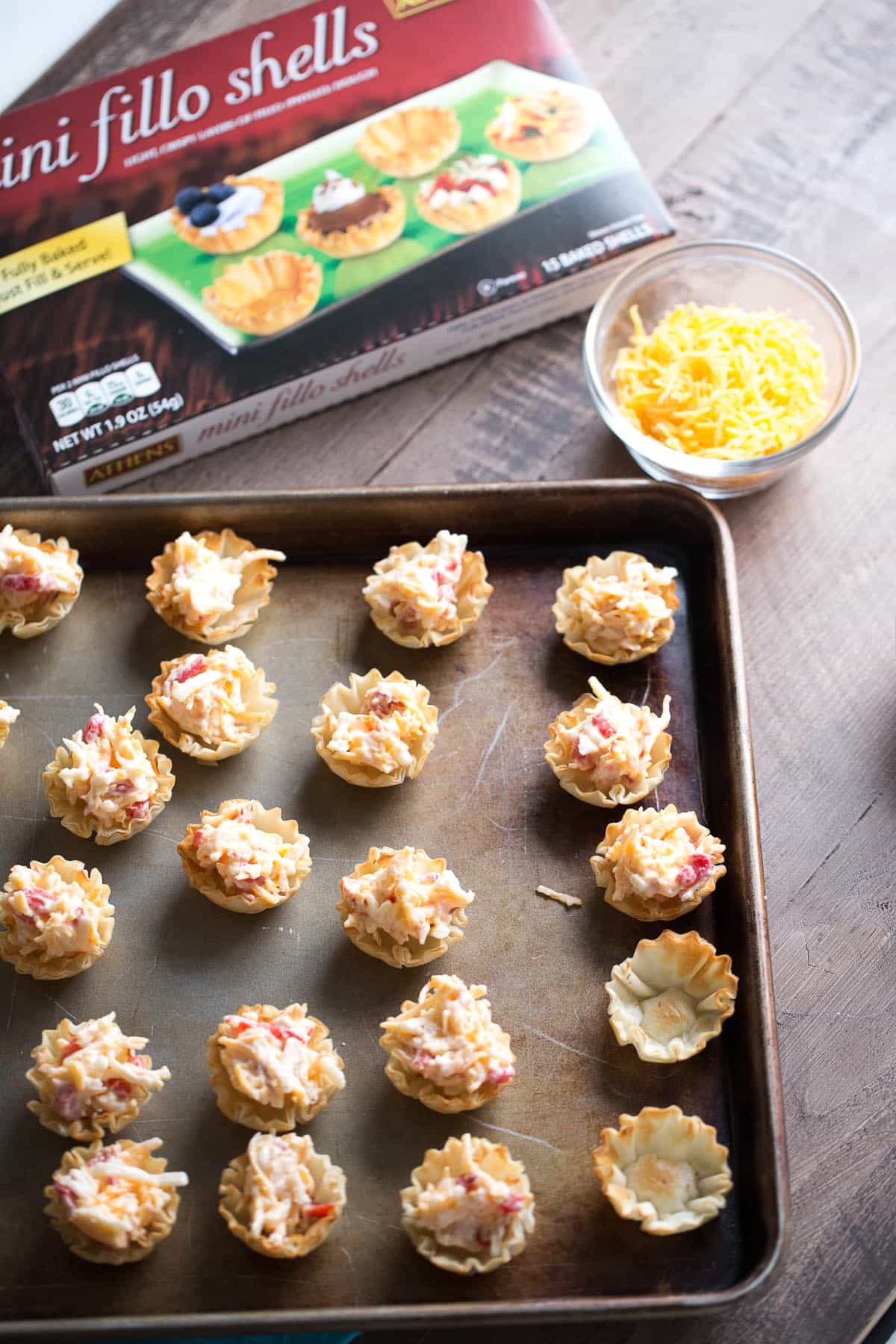 Pimento Cheese Fillo Cups