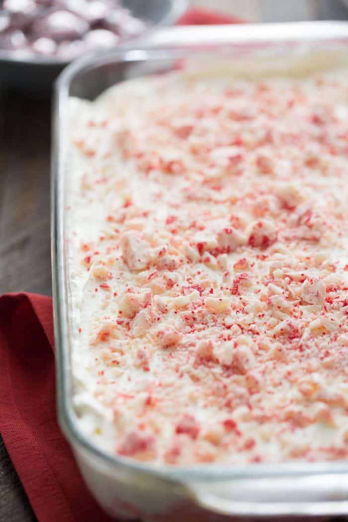 Peppermint Layered Pudding Dessert