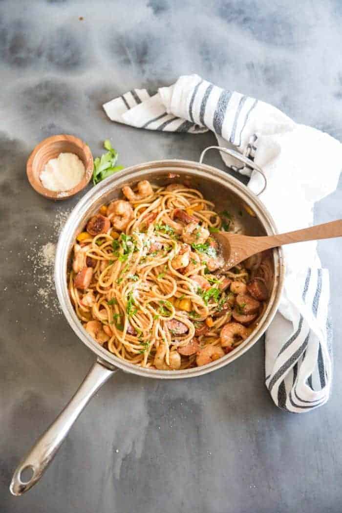 easy jambalaya pasta