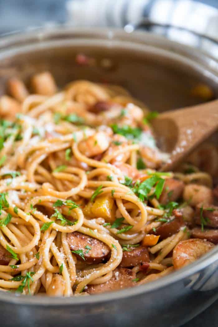 One Pot Pasta Jambalaya Pasta Recipe Lemons for Lulu