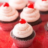 Cherry Coke and chocolate makes dynamic duo in these fun to make and eat chocolate cupcakes!