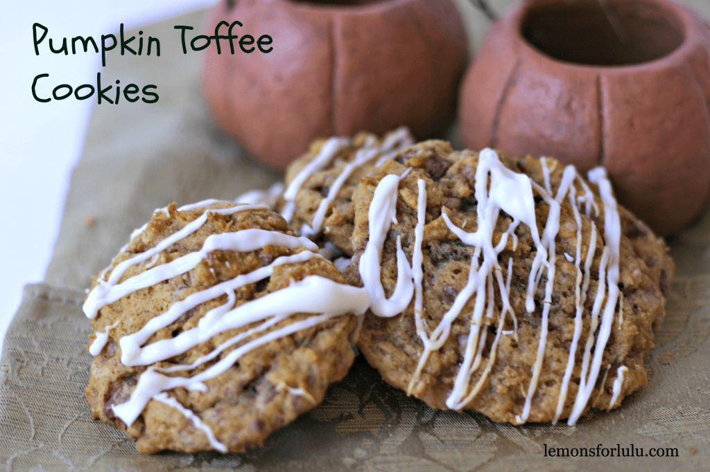 Pumpkin Toffee Cookies