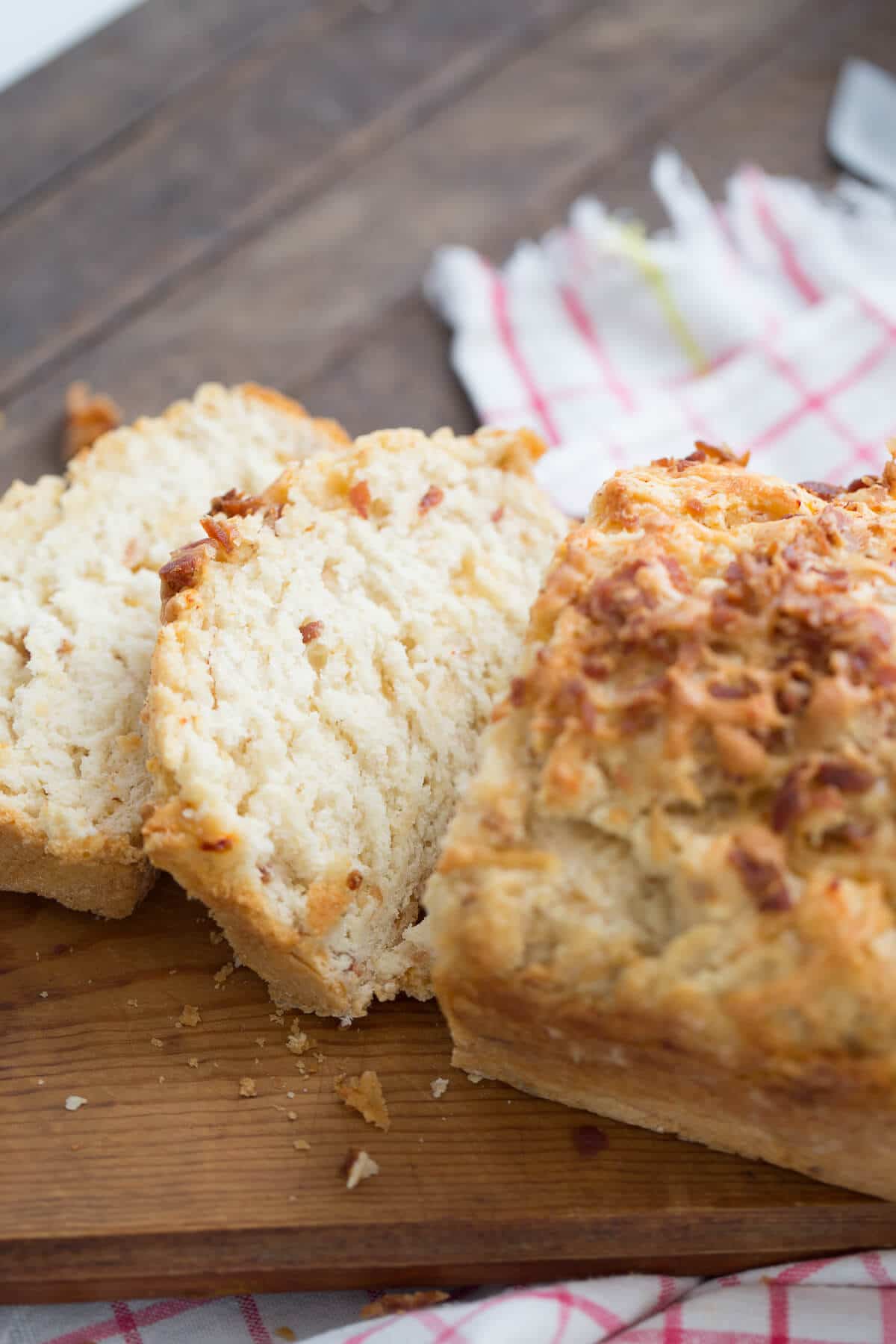 Bacon Cheddar Beer Bread Lemons for Lulu