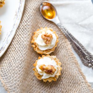 Greek baklava bites two alone
