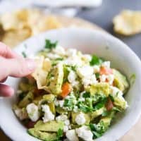 avocado salsa scoop