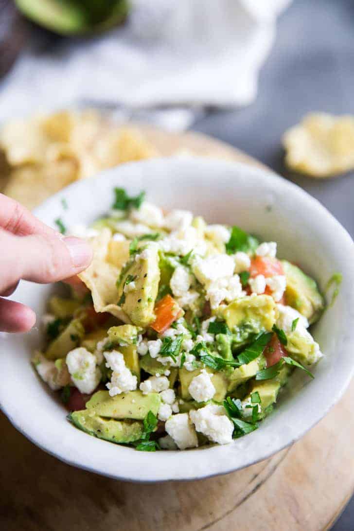 Fresh Feta Avocado Salsa Recipe - Lemons for Lulu