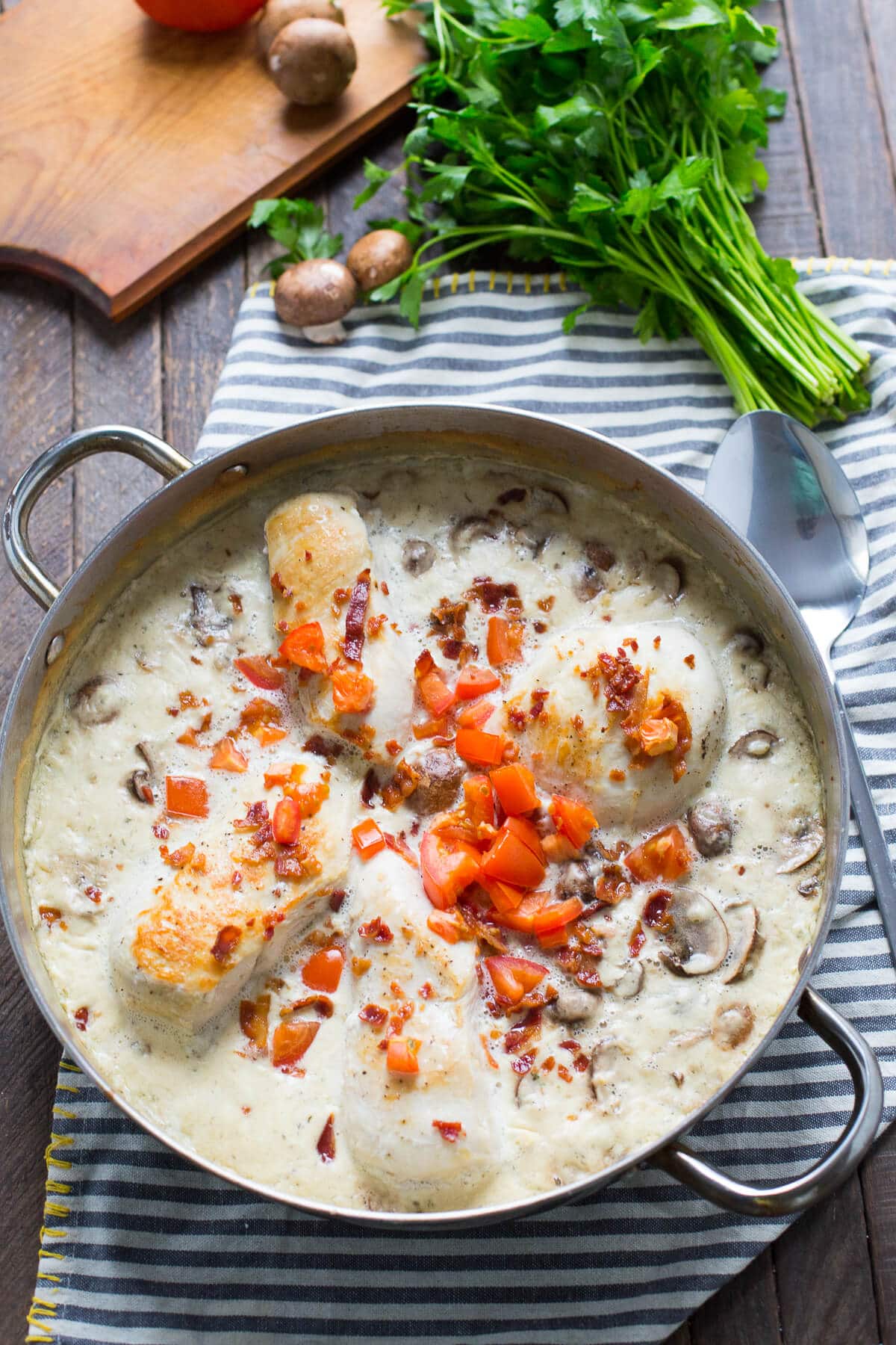 Creamy Bacon Topped Chicken