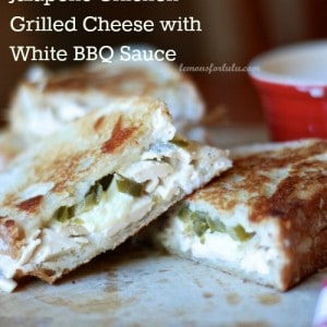 Jalapeno Chicken Sandwich with White BBQ Sauce