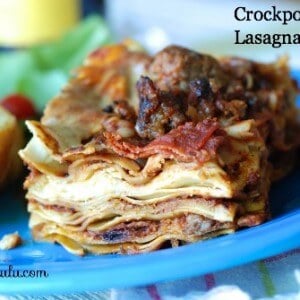 Crockpot Pizza Lasagna