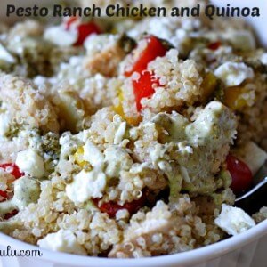 Pesto Ranch Chicken and Quinoa