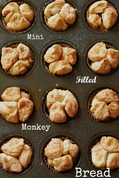 Ingredients Monkey around without all the fuss. These mini monkey breads are made from just one ingredient--Pillsbury™ cinnamon rolls!5/5(20).