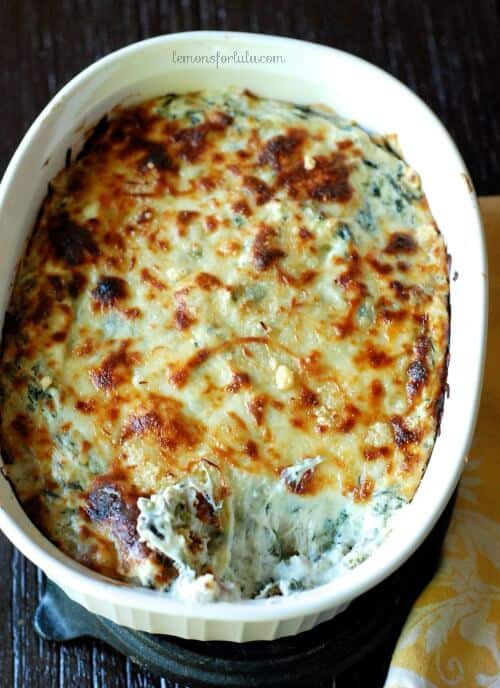 Tex-Mex Spinach and Artichoke Dip | Lemons for Lulu