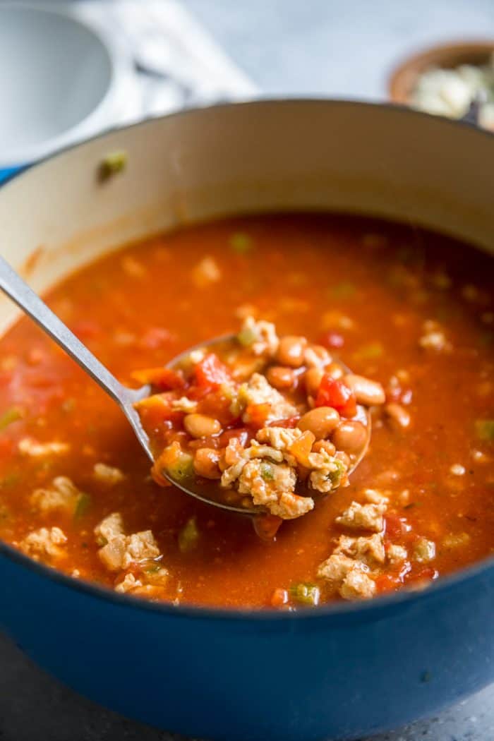 Buffalo chicken chili