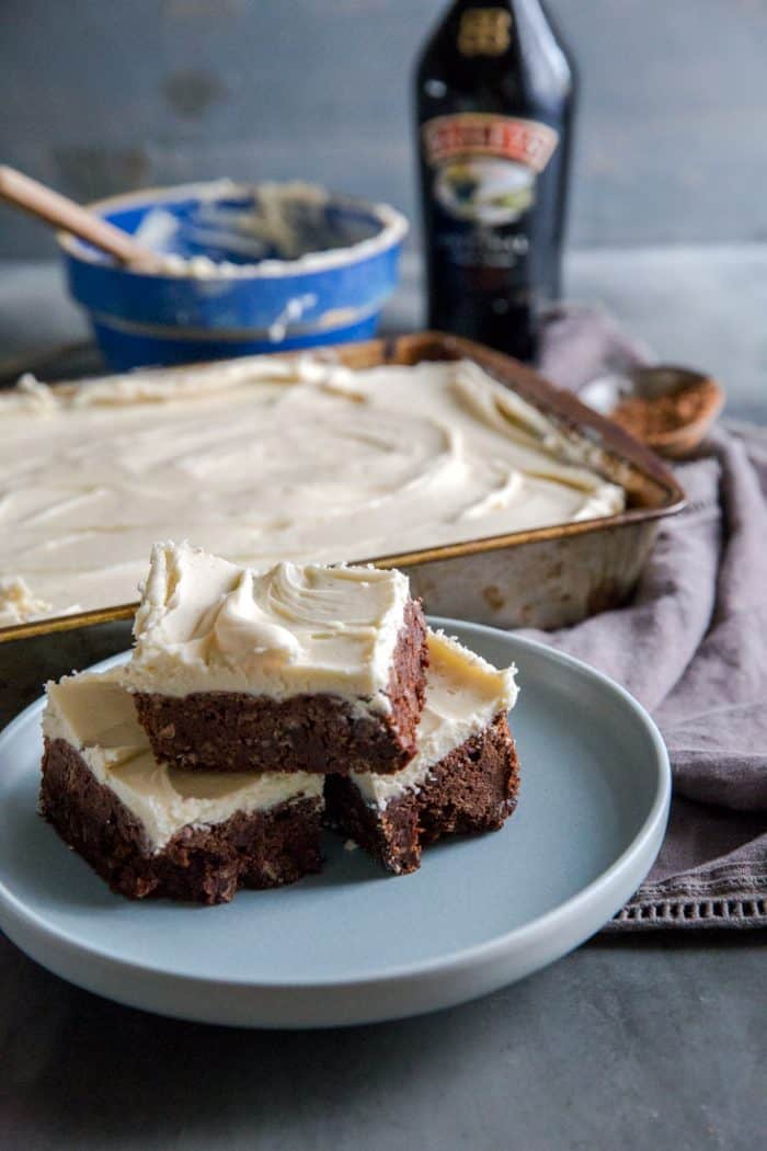chocolate baileys brownies lemonsforlulu